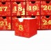 Advent Calendar - Red Snowflakes (pack of 3)