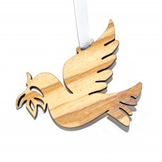 Olive Wood Dove Decoration - (pack of 12)