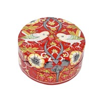 William Morris Gallery Licensed Small Round Box - Strawberry Thief