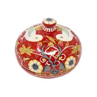 William Morris Gallery Licensed Round Dome Box - Strawberry Thief