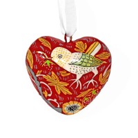 William Morris Gallery Licensed Small Heart - Strawberry Thief