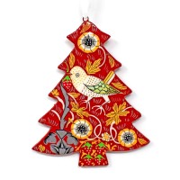 William Morris Gallery Licensed Tree Decoration - Strawberry Thief