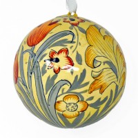 William Morris Gallery Licensed Bauble - Golden Lily William Morris Gallery Licensed Bauble - Golden Lily